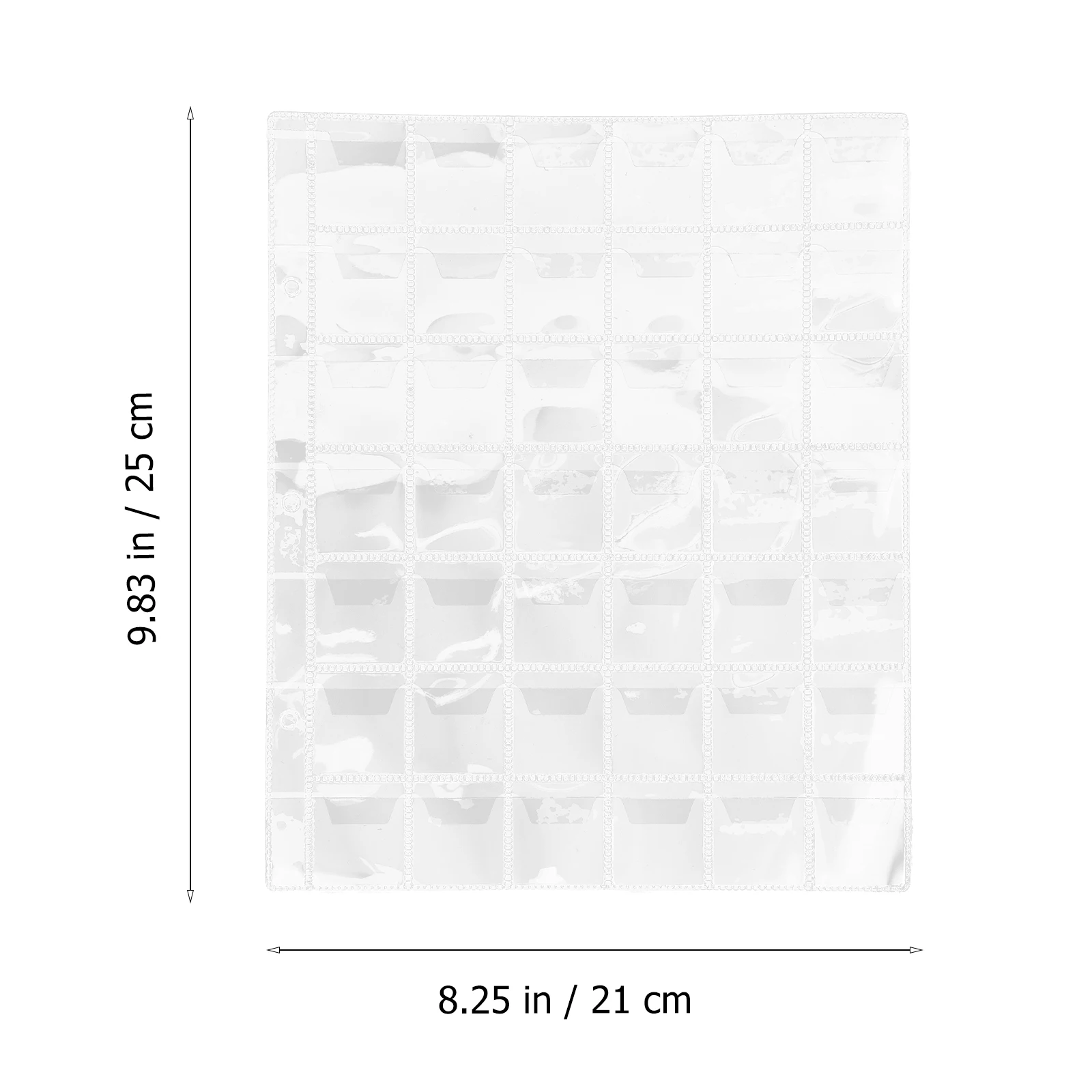 5pcs Commemorative Storage Book Transparent Money Bag Banknotes Protector Lightweight Clear Flap Coin Holder