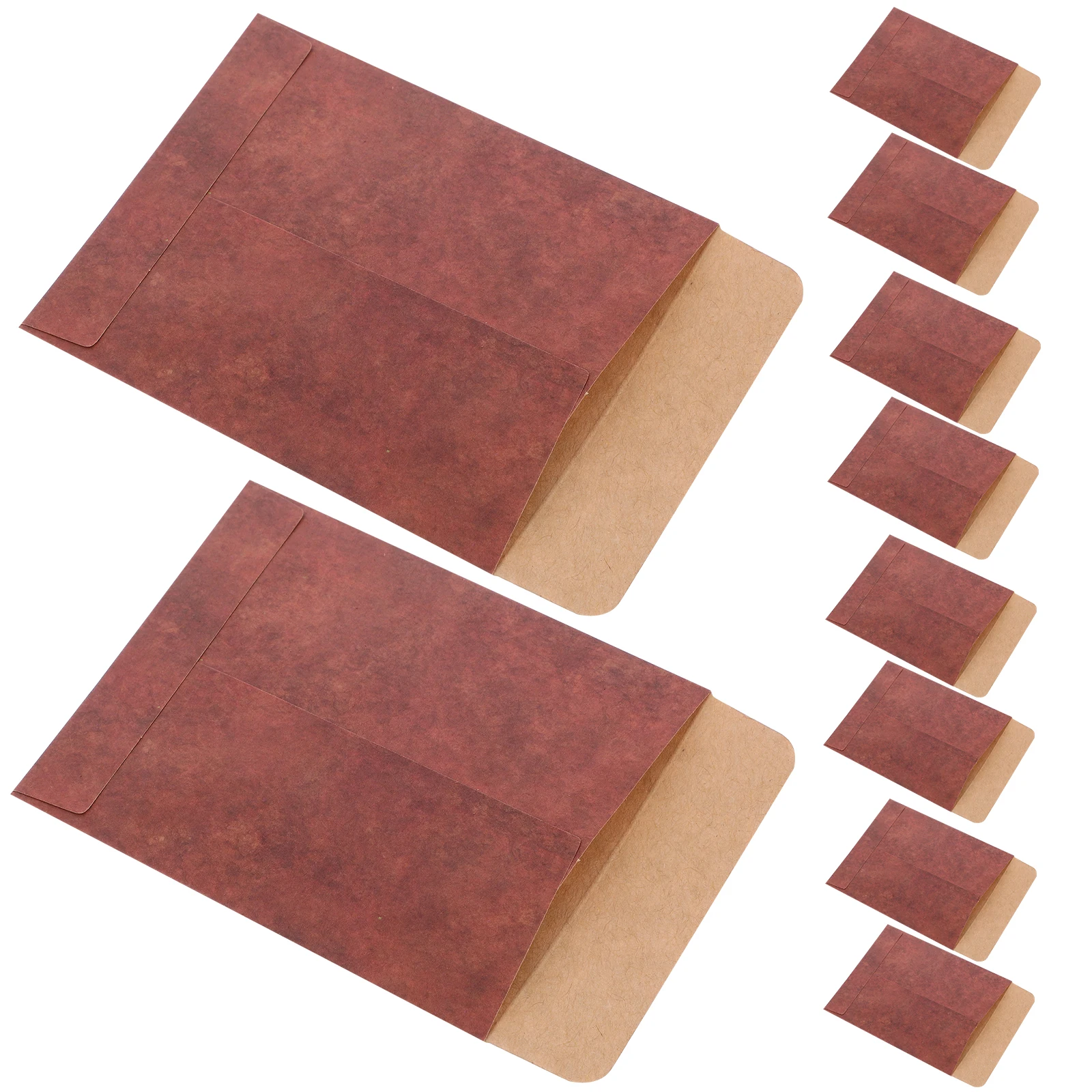 

50 pcs Kraft Paper Envelopes Brown Small Storage for Seeds Flowers Vegetables Plant Vintage Style Sturdy Lightweight