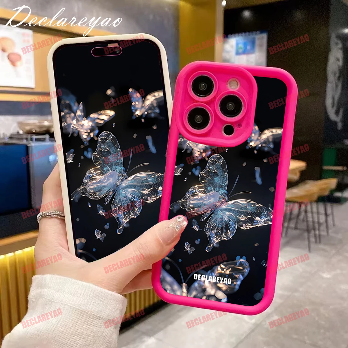 DECLAREYAO ماتي ضوء سليم بولي يوريثان لينة كوكه ل الشرف 90X8C X6A X8B X9B 20 ماجيك 300 الذكية 200 400 7X9 6 غطاء مقاوم للصدمات