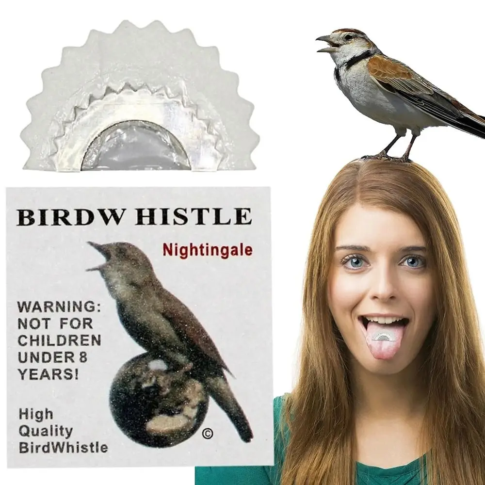 5PCS di Alta Qualità Magia Divertimento Uccello Fischio Ventriloquist Strumento Giocattoli Bird Caller All'interno Della Bocca Lingua Fischio Delle Ragazze Dei Ragazzi
