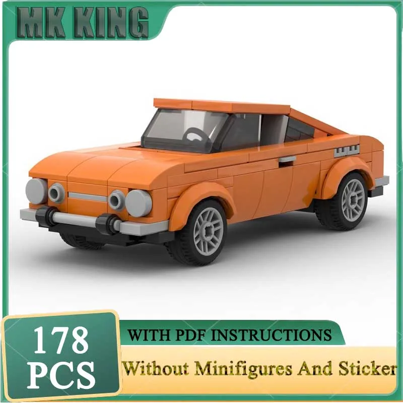 

Super Sports Car Model Moc Building Blocks 110R - Speed Champions Model DIY Assembly Construction Christmas Toy Set Gifts