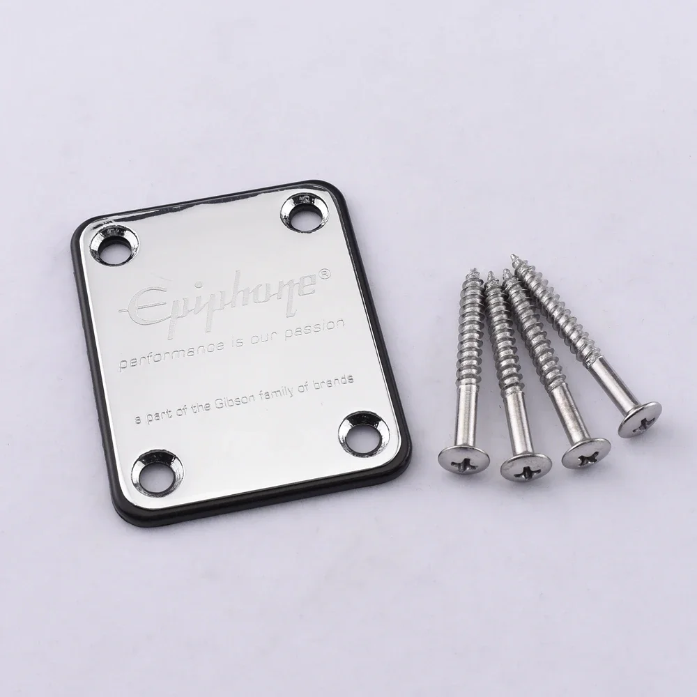 1 piece Chrome EPI Neck Joint Plate For Electric Guitar  Bass