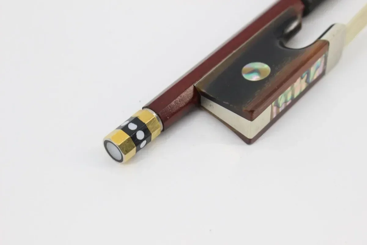 Horn green sandalwood violin bow, high-quality violin bow, pure ponytail