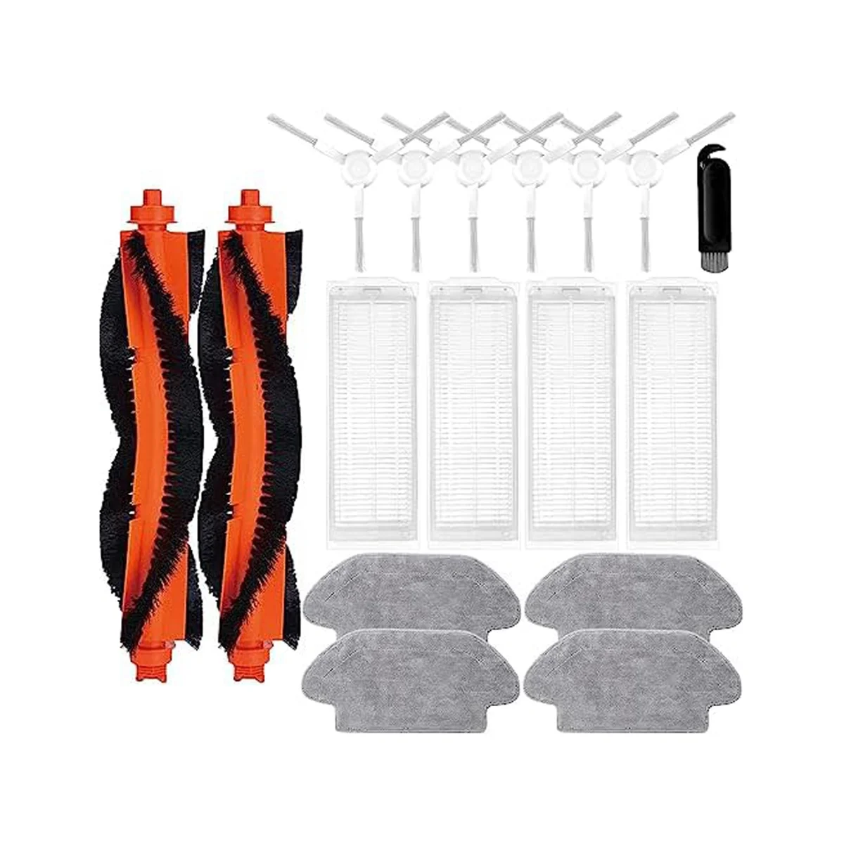 

A13G-для робота-пылесоса S12 и вакуумной швабры 2S, робот-пылесос, основные боковые щетки, фильтры, салфетки для швабры