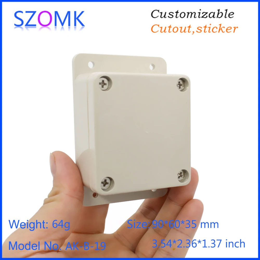 SZOMK 90*60*35 mm IP65 waterproof plastic electrical enclosure mini box