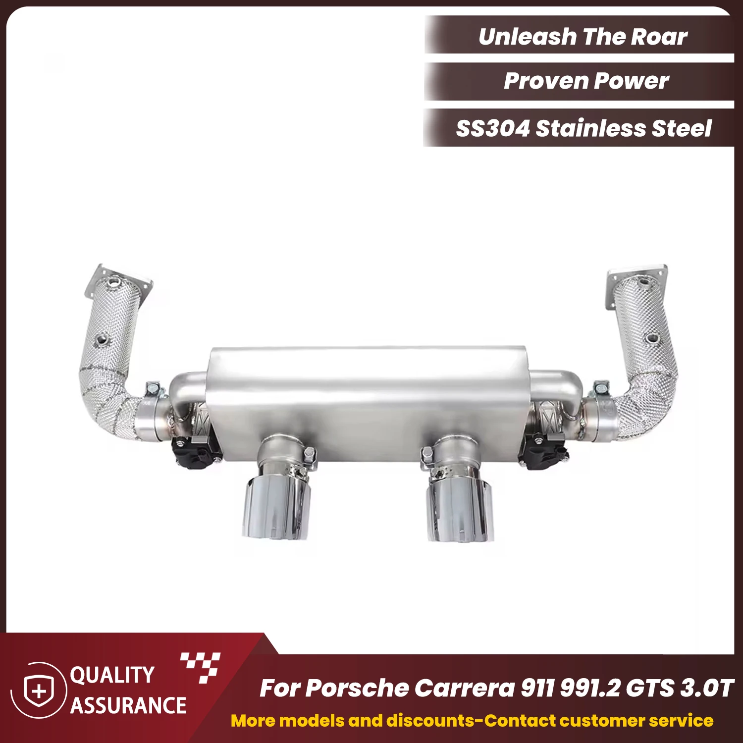 

High Efficiency Performance ECCF SUS304 Catback Exhaust for Porsche Carrera 911 991.2 GTS 3.0T