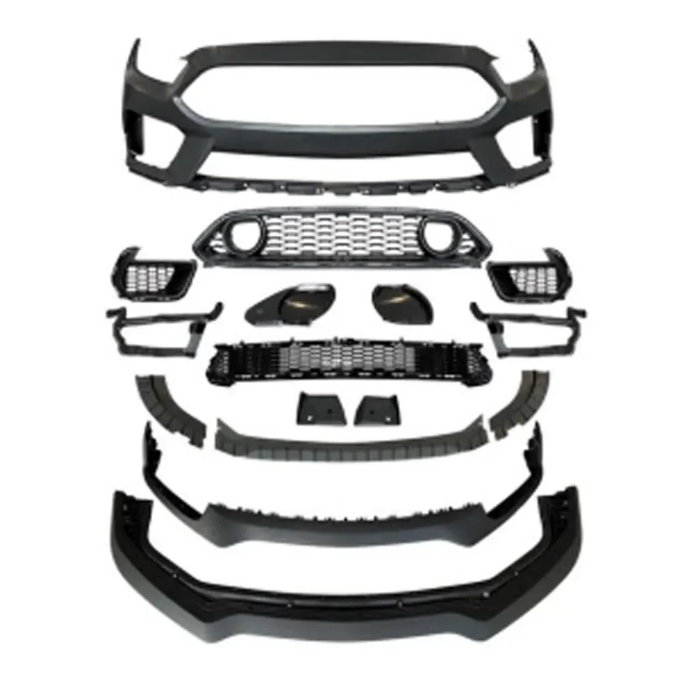 

High Quality Car Auto Parts Body Kit Grille Lip Mach1 Style Front Bumper for Ford Mustang 2015-201722