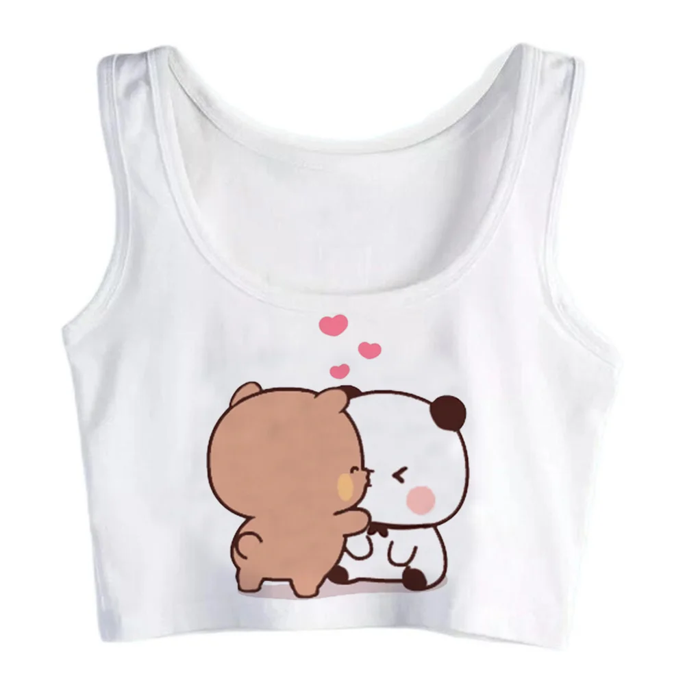 Bubu Dudu tank top graphic yk2 vintage crop top girl graphic korean fashion Kawaii cute tee