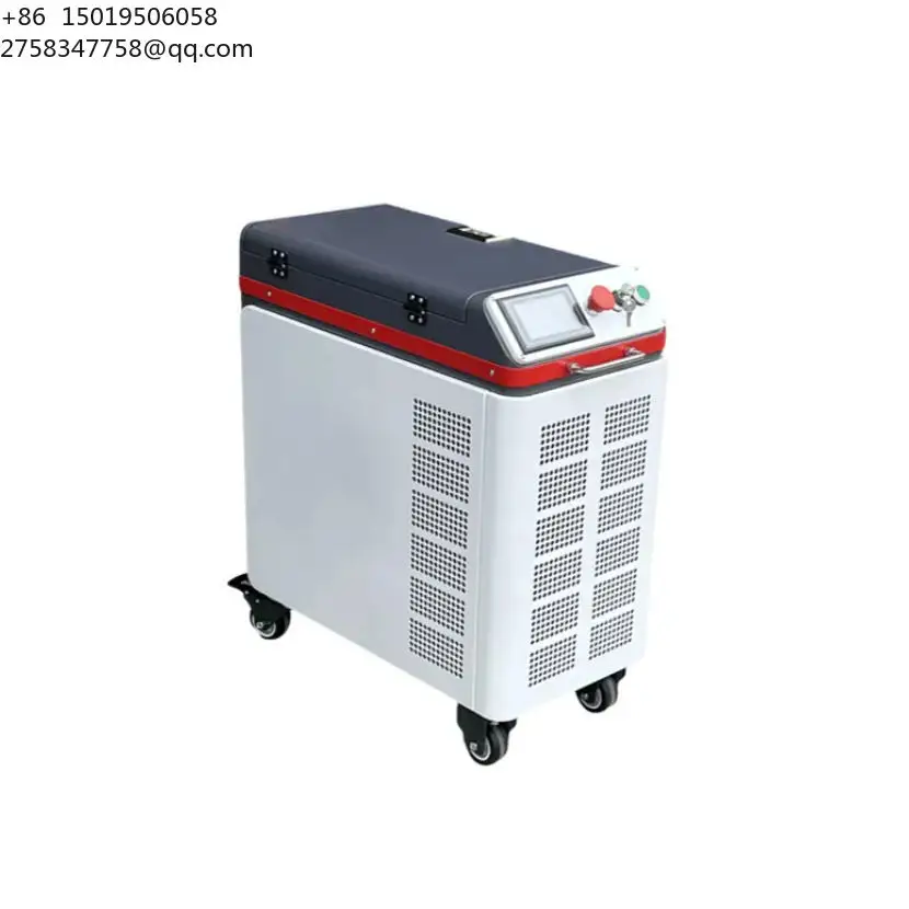 Portable La-ser Cleaning Machine Handheld Mobile La-ser Rust Paint Rem-oval Cleaning Machine Welding Cleaning Equipment