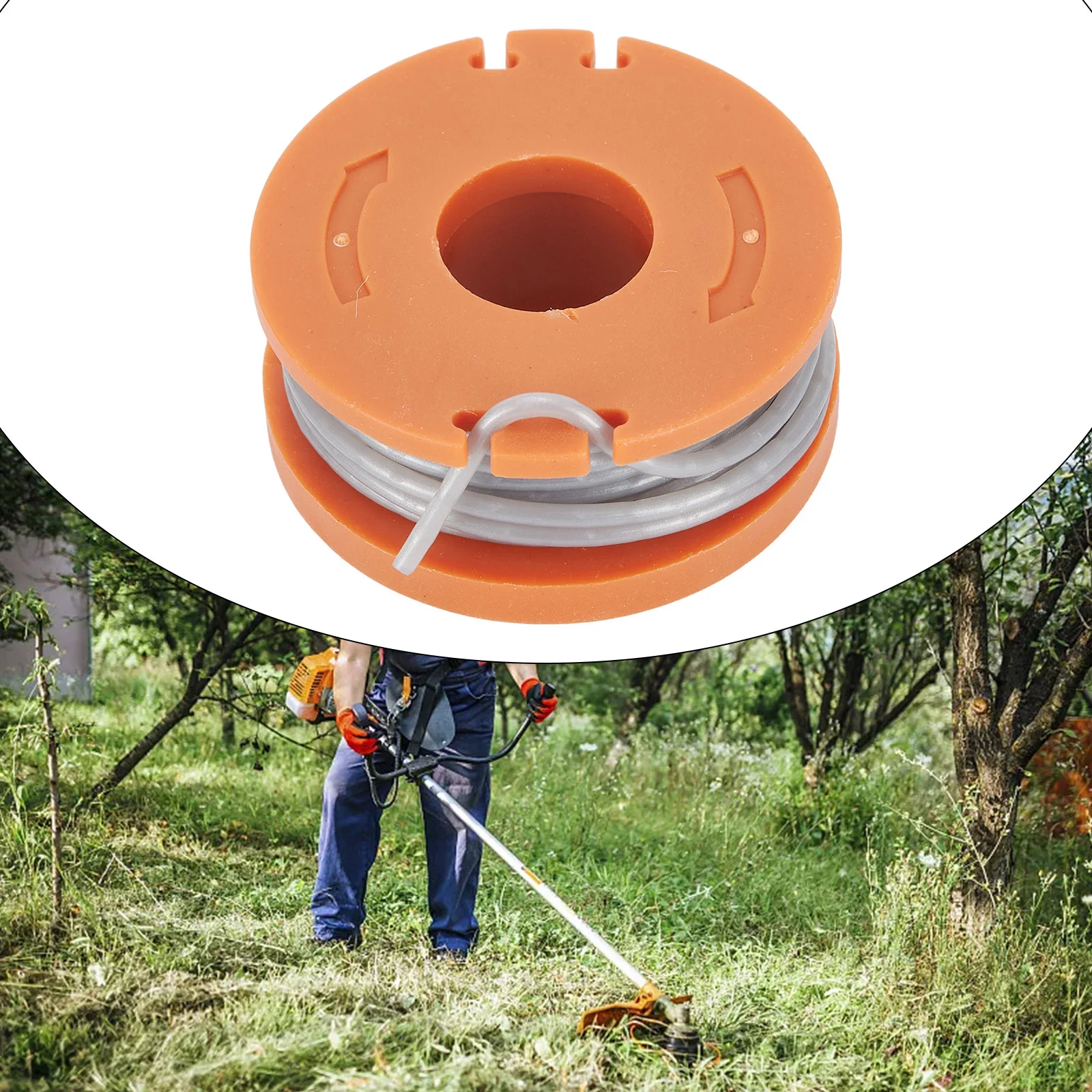 Linha Spool para ALDI Garden Line Trimmer, fácil de usar, fornecimento automático do cabo, durável, novo, CGT18KL2