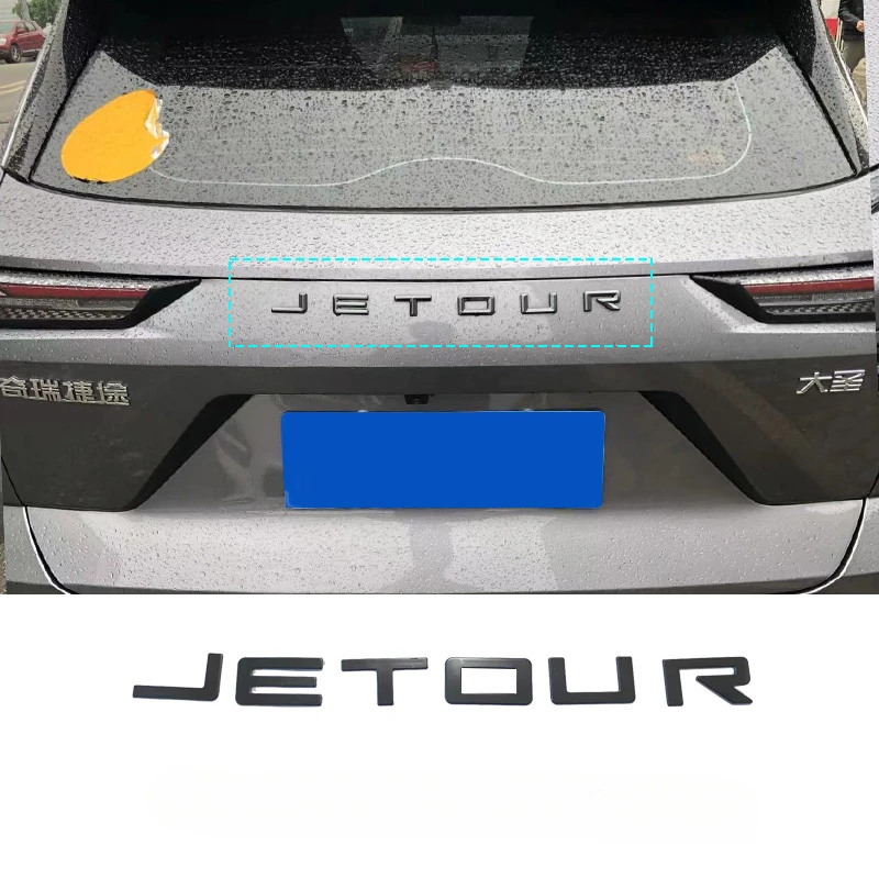 

Для Jetour Traveler T2 DASHING X70 PLUS X90 pro нержавеющая сталь черная буква автомобильные эмблемы декоративная наклейка логотип