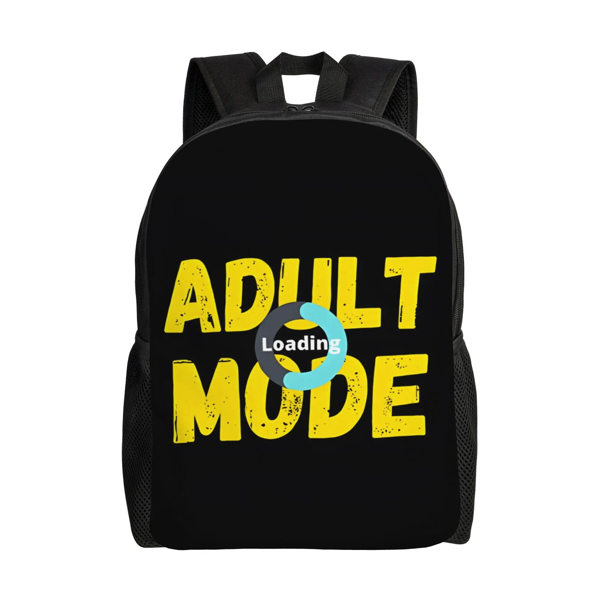 

ADULT MODE Loading (Adulting Humor) Graduation Backpack Ladies Fashionable mochila Large Capacity Laptop Bag For Graduates Gift