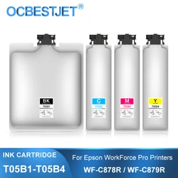 T05B1 T05B2 T05B3 T05B4 Ink Cartridge With Pigment Ink For Epson WorkForce Pro WF-C878R WF-C879R C878R C879R Printer Ink Bag