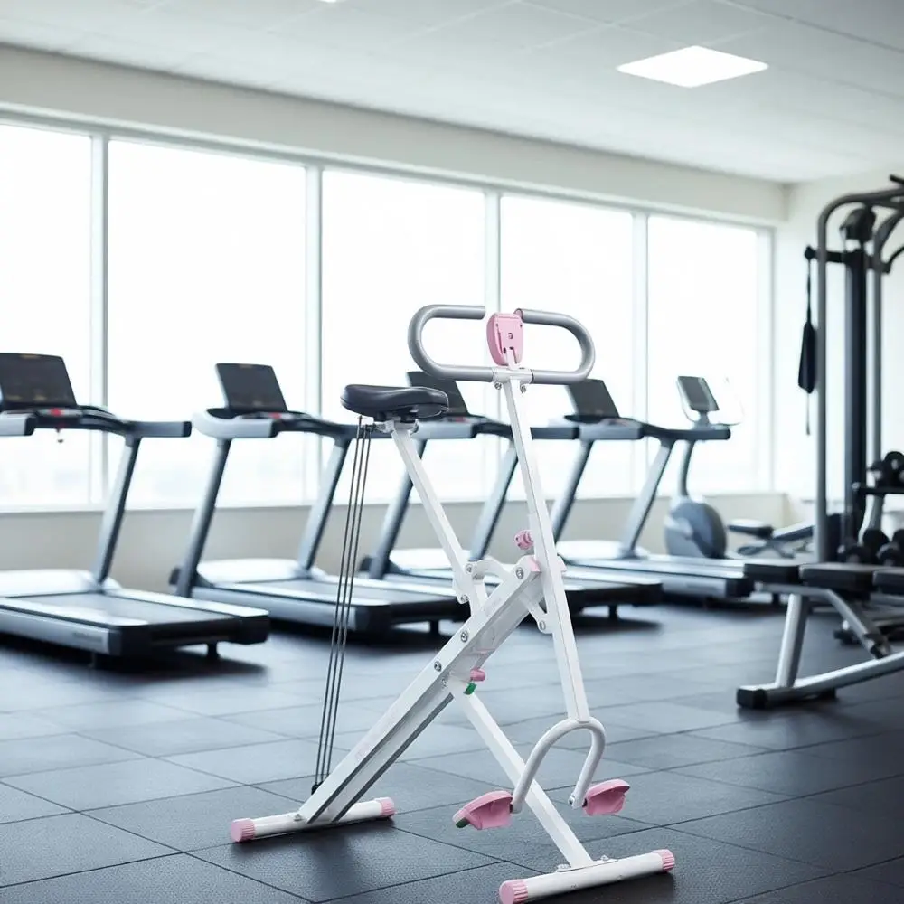 

Умный тренажер для ягодиц и ног Row-N-Ride, складной тренажер для приседаний с эксклюзивным приложением Sunnyit.