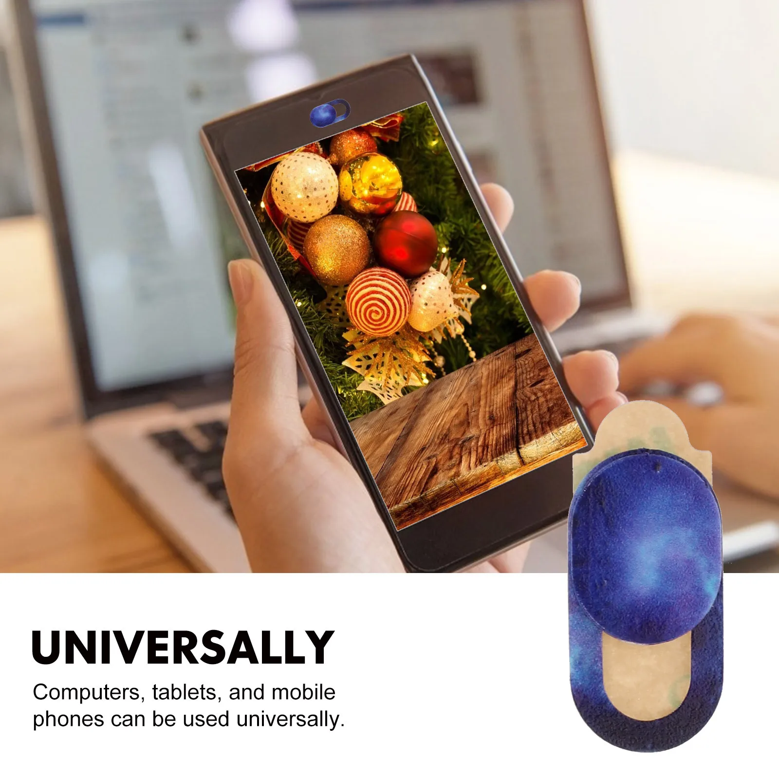 

6Pcs Practical Webcam Privacy Covers Creative Lens Protective Caps for Laptop Phone Tablet Durable Web Camera Covers