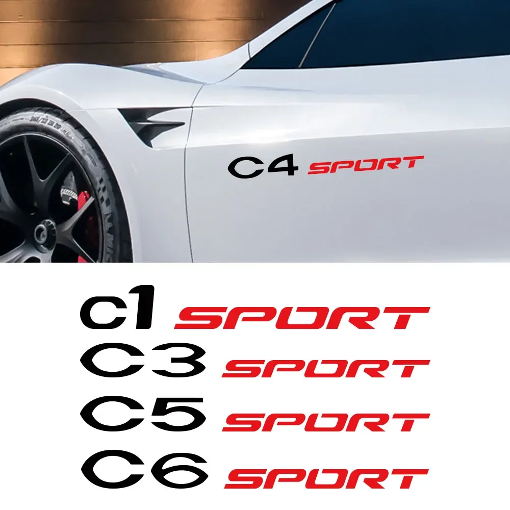 

2 шт., наклейки на автомобильные двери, для Citroen C4, C1, C5, C3, C6