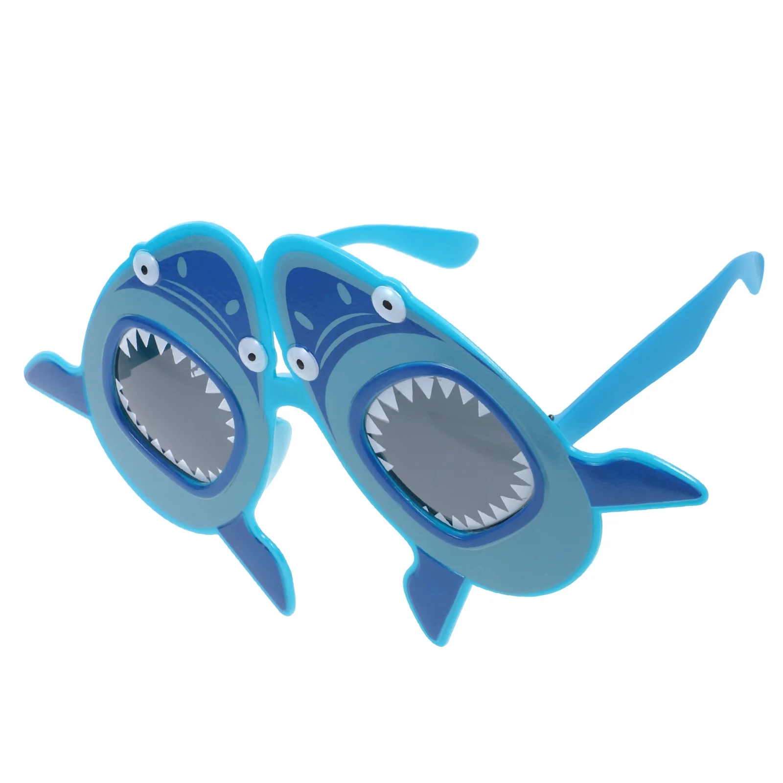 نظارات القرش المزخرفة، النظارات الشمسية الاستوائية، دعامة الصيف، إكسسوارات الحفلات المضحكة، مستلزمات الشاطئ، موضوع القرش الجديد للبالغين