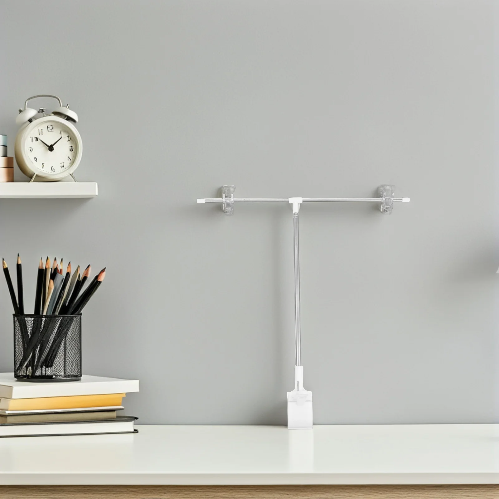 

Poster Holder Adjustable Height Desktop Sign Stand For Store Display Retractable Poster Rack Tabletop Banner Holder Stand