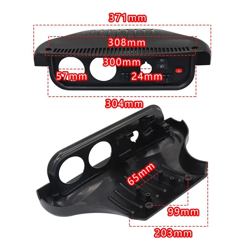 

New DIY modified car go kart dashboard go kart switch assembly electric door lock turn horn switch