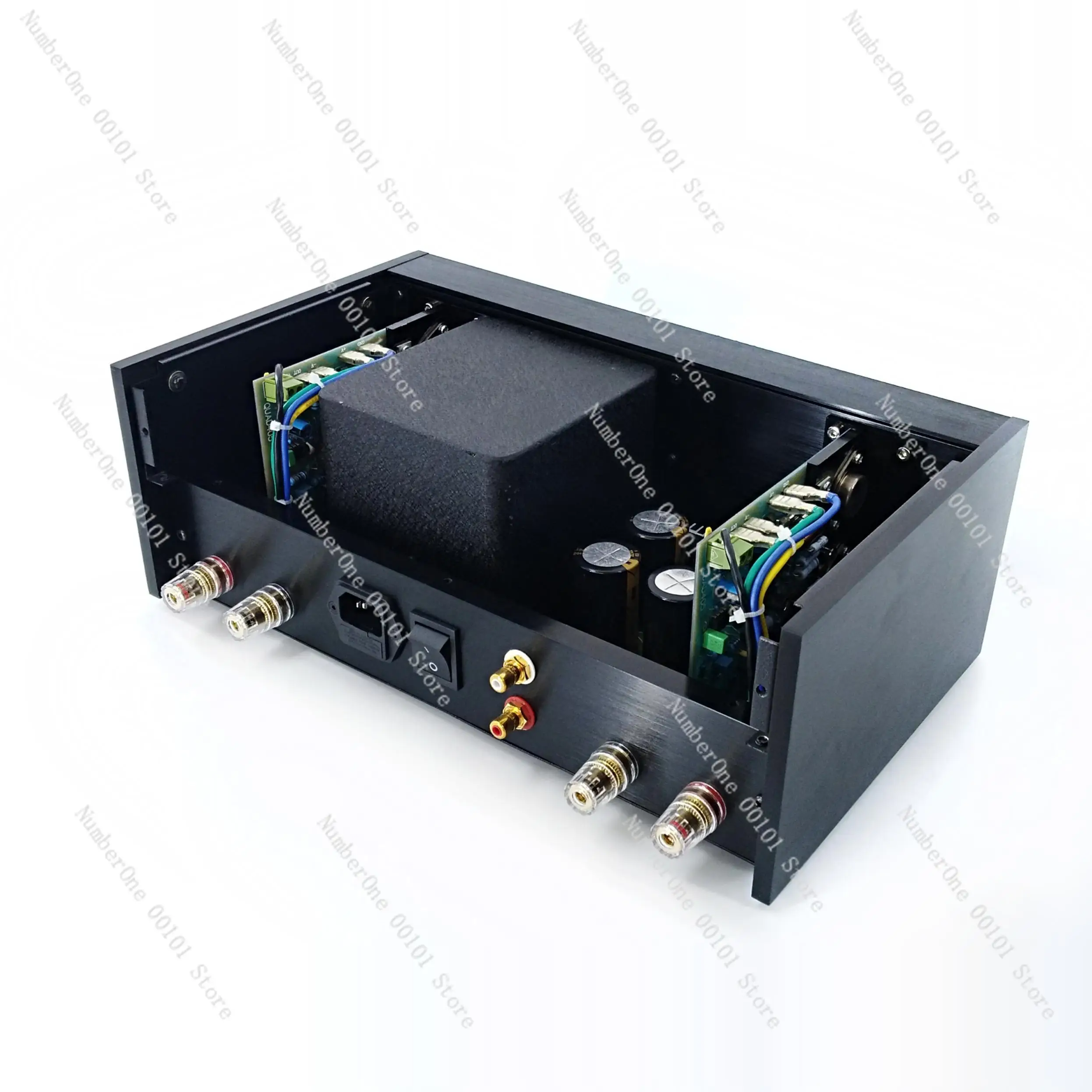 

Шасси усилителя мощности QUAD405 9,9% может быть оснащен Т-образным углом алюминия.