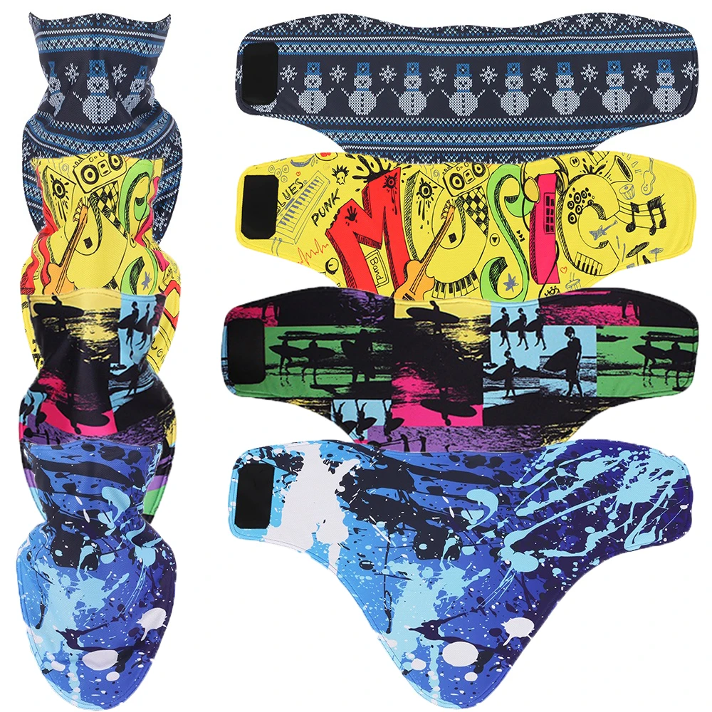 شتاء دافئ الصوف وشاح التزلج ركوب الدراجات الرقبة الجراب على الجليد الرياضة في الهواء الطلق قناع الوجه الكامل يندبروف التزلج ركوب الدراجات غطاء الوجه