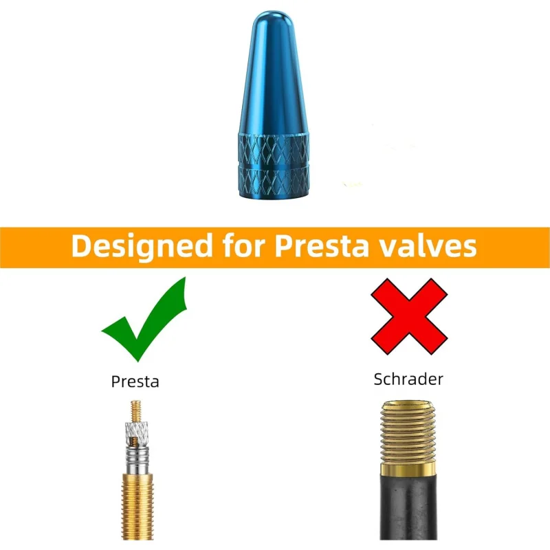 Fahrrad Presta Caps,-Blau(2)