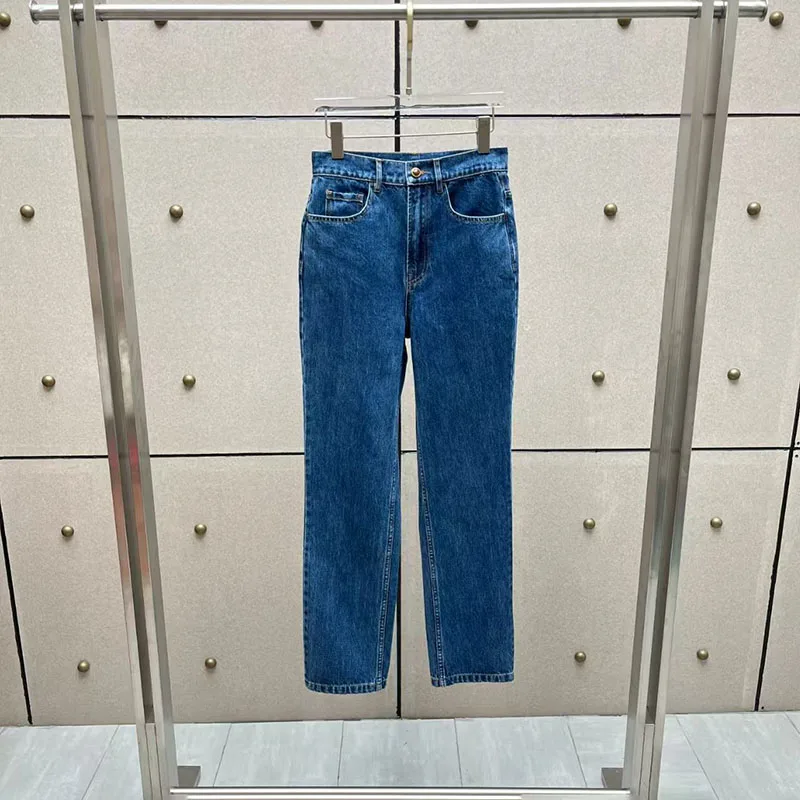 2026, New Style, Women's Washed Denim Pants, Fashionally Slim-Fitting Straight Pants, High-Quality Commuting Leggings, Y2K Style