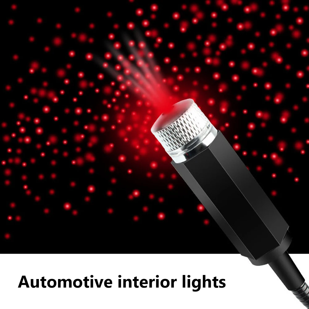 Car LED Starry Sky Night Light Romantic Atmosphere Galaxy Lights 5V USB Powered Projector Lamp for Car Roof Room Ceiling Decor image 2