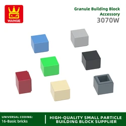 Wange 362Pcs/lot 3070W 2x1Tile Square Cap Changeover Block Moc Color Accessories Compatible with Brick DIY Children Toy Assembly