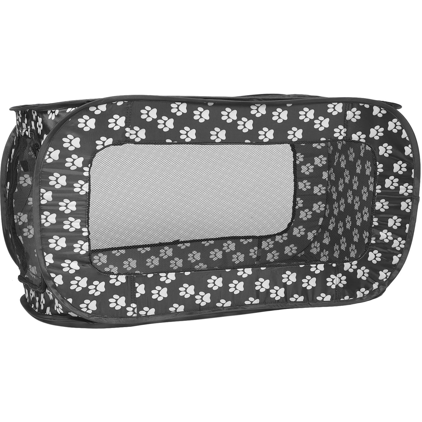 

600d Oxford Cloth Portable Pet Tent Foldable Dog Cage Grey Indoor Outdoor Cat Puppy Kennel Easy Carry Storage Pet Tent