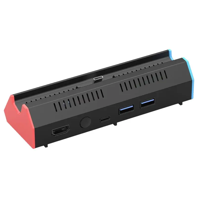 AA84 For Switch 2 Charging Dock With RGB Lighting, Portable USB-C, -Output Station