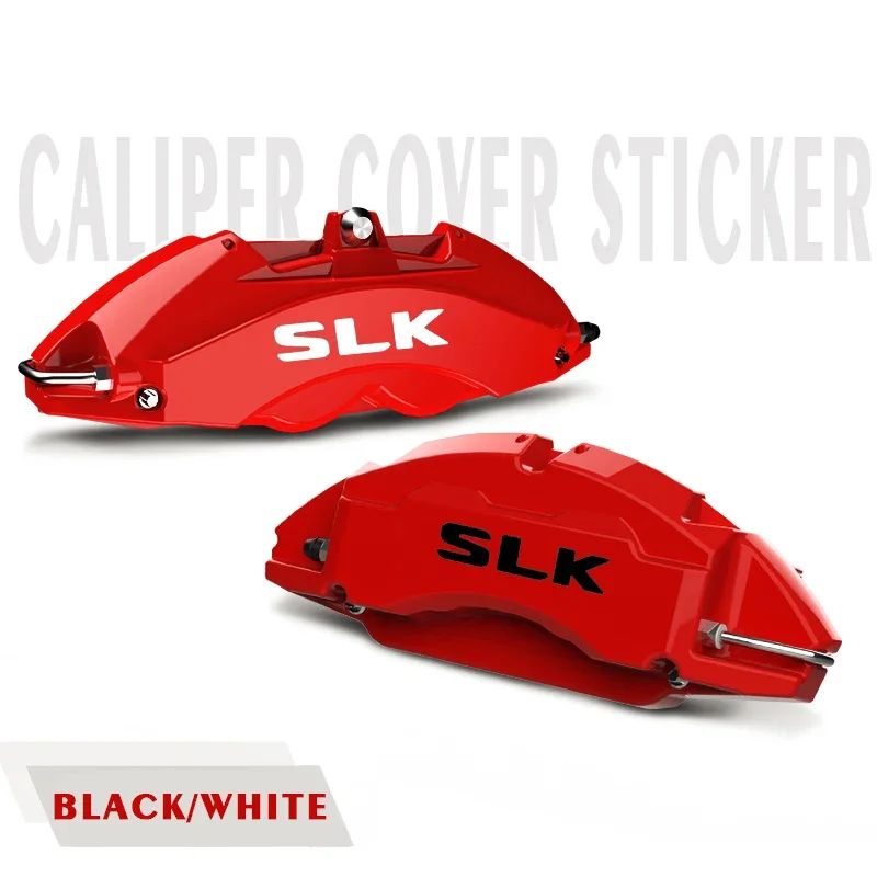 for Mercedes Benz SLK Class R172 R171 R170 6PCS Car Tire Caliper Decal Modified Film Fashion Decoration Sticker Auto Styling