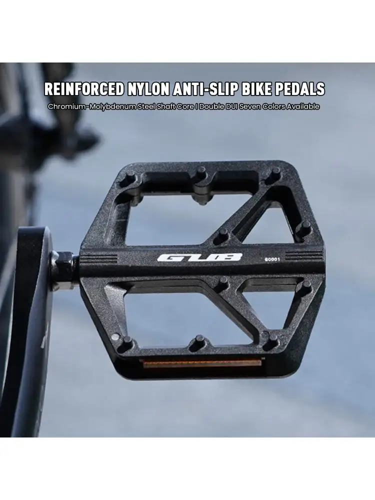 AliExpress NONE Bike Pedals Platform Pedals Non-Slip Mountain Bike Pedals Nylon Bearing Flat Pedals for Mountain Bikes