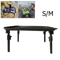 Outdoor Folding Fishing Table Chair Camping PVC BBQ/Picnic Tables Non-Slip Adjustable Extendable Leg Desk Carp Terminal Tackle-