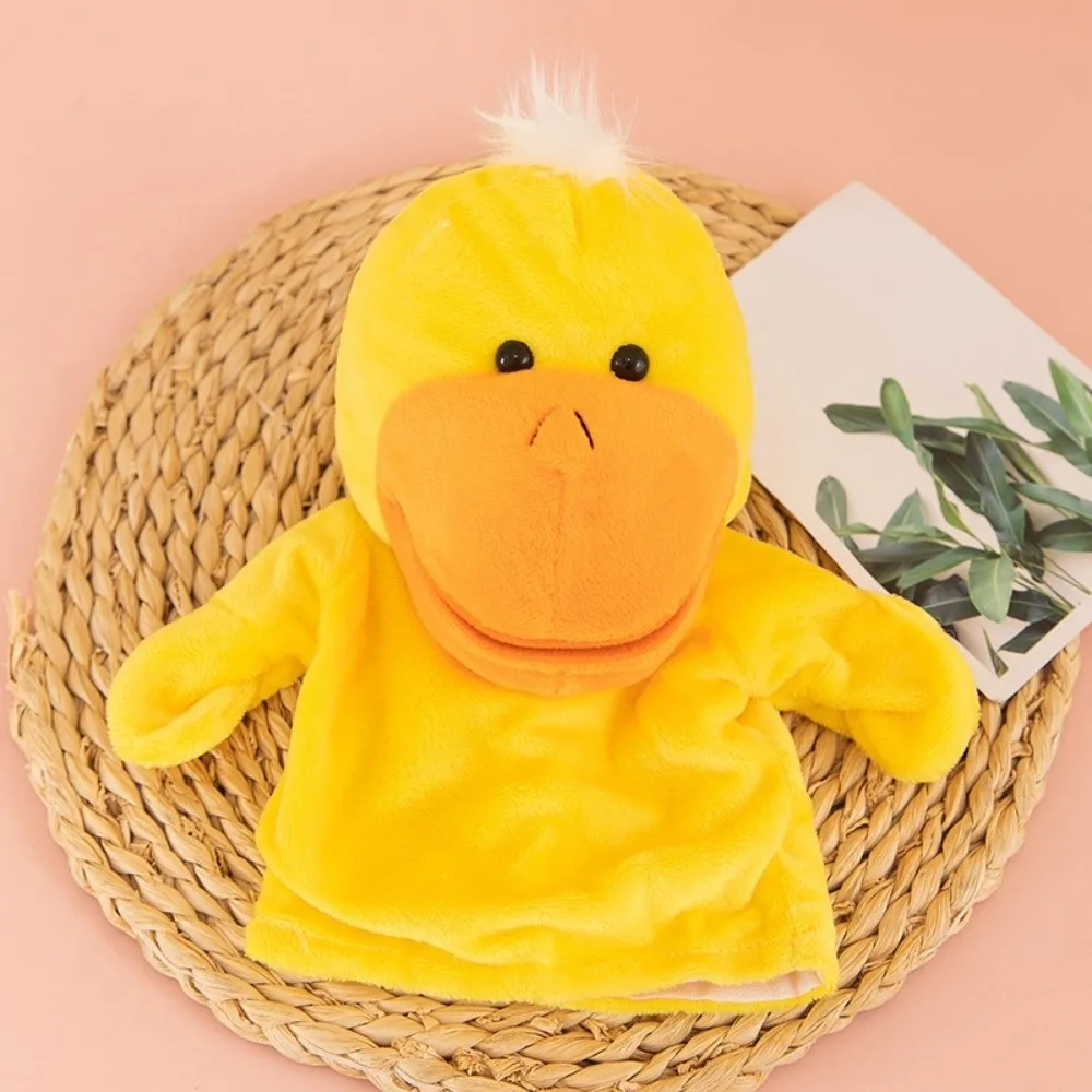 Sussen Speelgoed Dierenhandpop Vroeg onderwijs Gevulde pluche handpop Konijn Eend Handvingerpoppetjes Ouder-kind