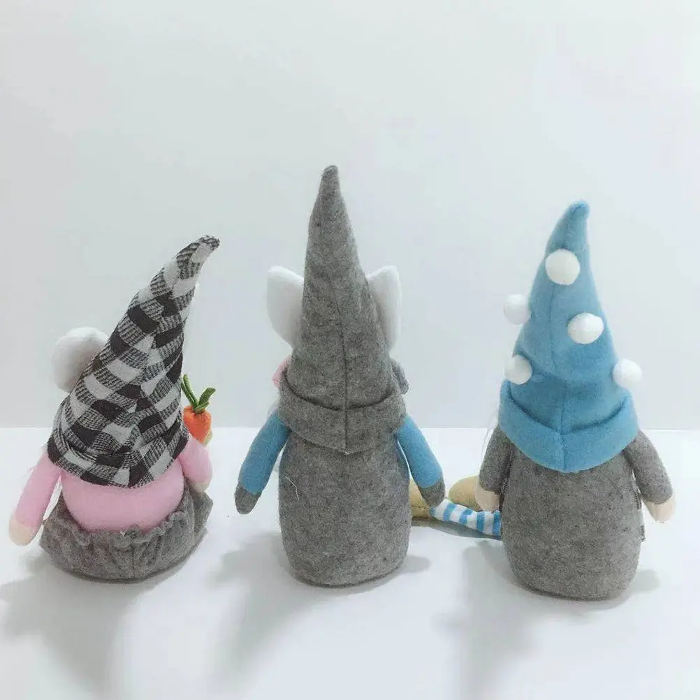 

1Pcs Bunny Gnome Easter Decoration Swedish Bunny Spring Ornament Creative Rabbit Gnome for Home Table Mantel Easter Party
