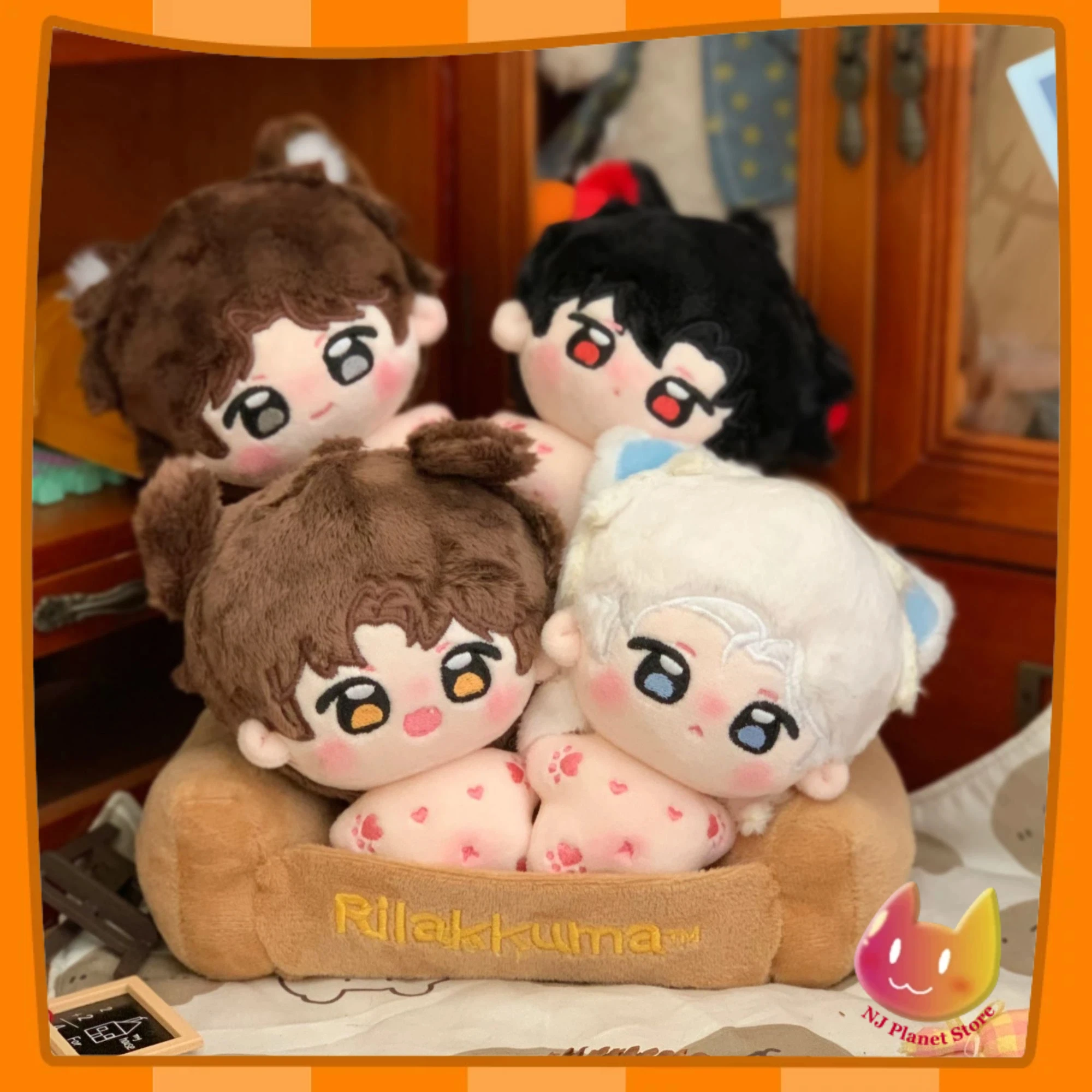 

10cm Game Far Beyond The World Acg Toy Figure Bo Yuan Anime Cosplay Soft Plush Doll Cute Cotton Body Backpack Ornament Toy Gift