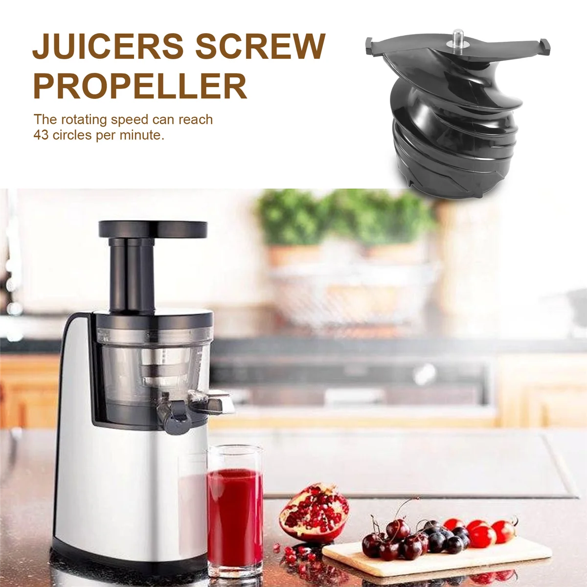 Juicers Onderdelen Schroef Schroef Schroef Slow Juicers Schroef Reserveonderdelen Voor Hurom HH-SBF11/1100 Vervanging