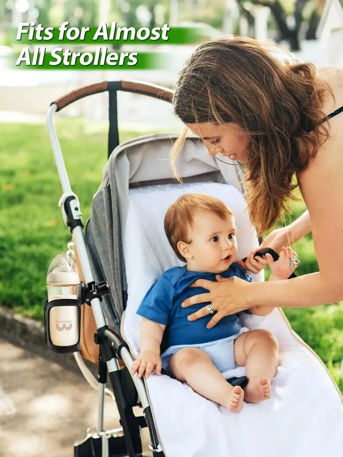 AliExpress NONE Bicycle Bottle Cage, Drink Holder, Cup Holder, 360 Degree Rotation, Angle Adjustment, Ultra Lightweight, Stretchable, Easy Insta