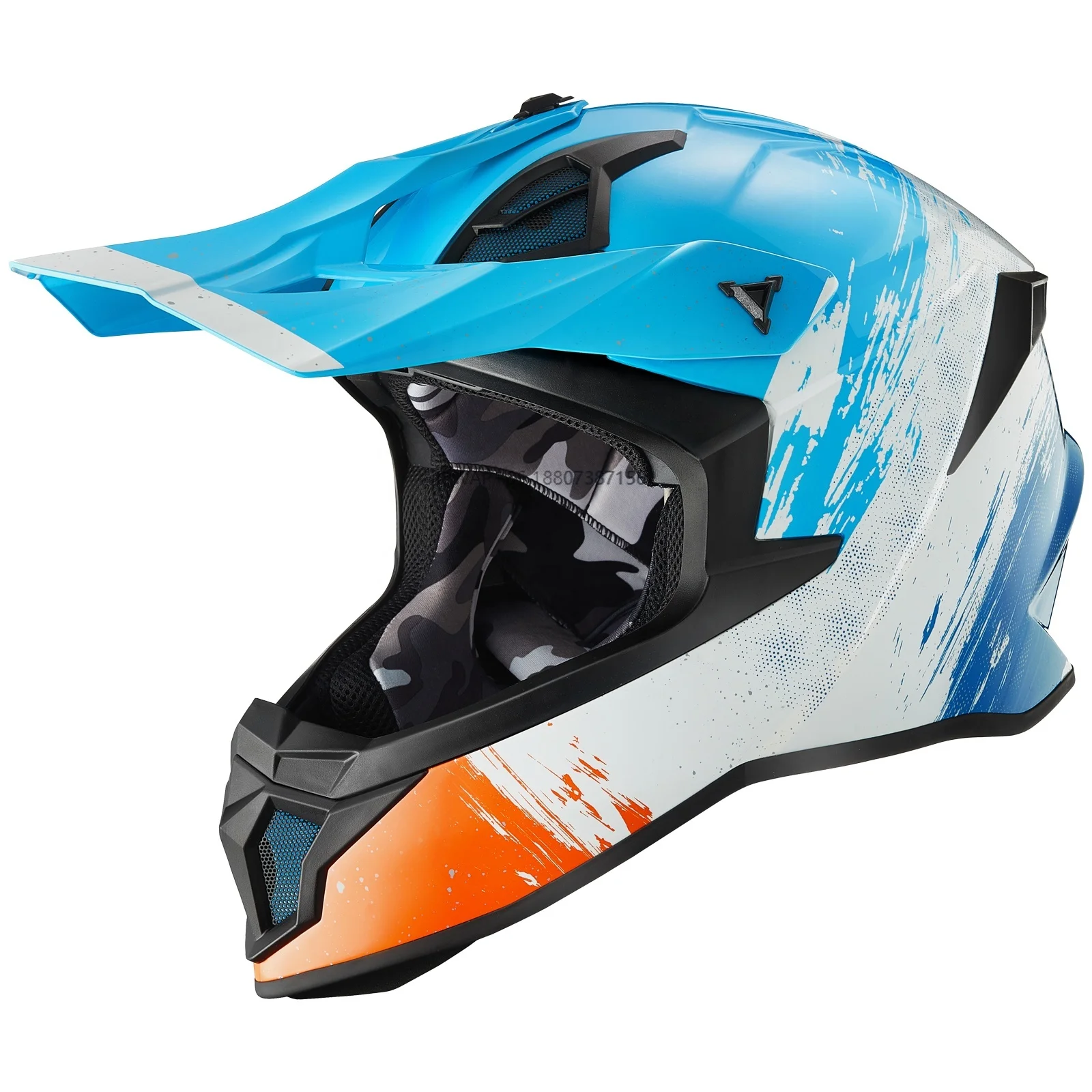 

Youth Dirt Bike Fiberglass Helmet Lightweight Motocross ATV Full Face Off-Road Motorcycle Casco Model-610 Motorcycle Helmet