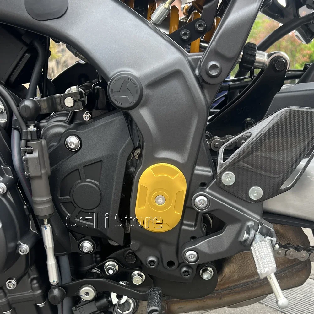 

Заглушки для отверстий в раме мотоцикла для YAMAHA MT-09 MT09 SP 2021-2026 Tracer9 Tracer 9 GT Y-AMT XSR900, декоративные заглушки для рамы