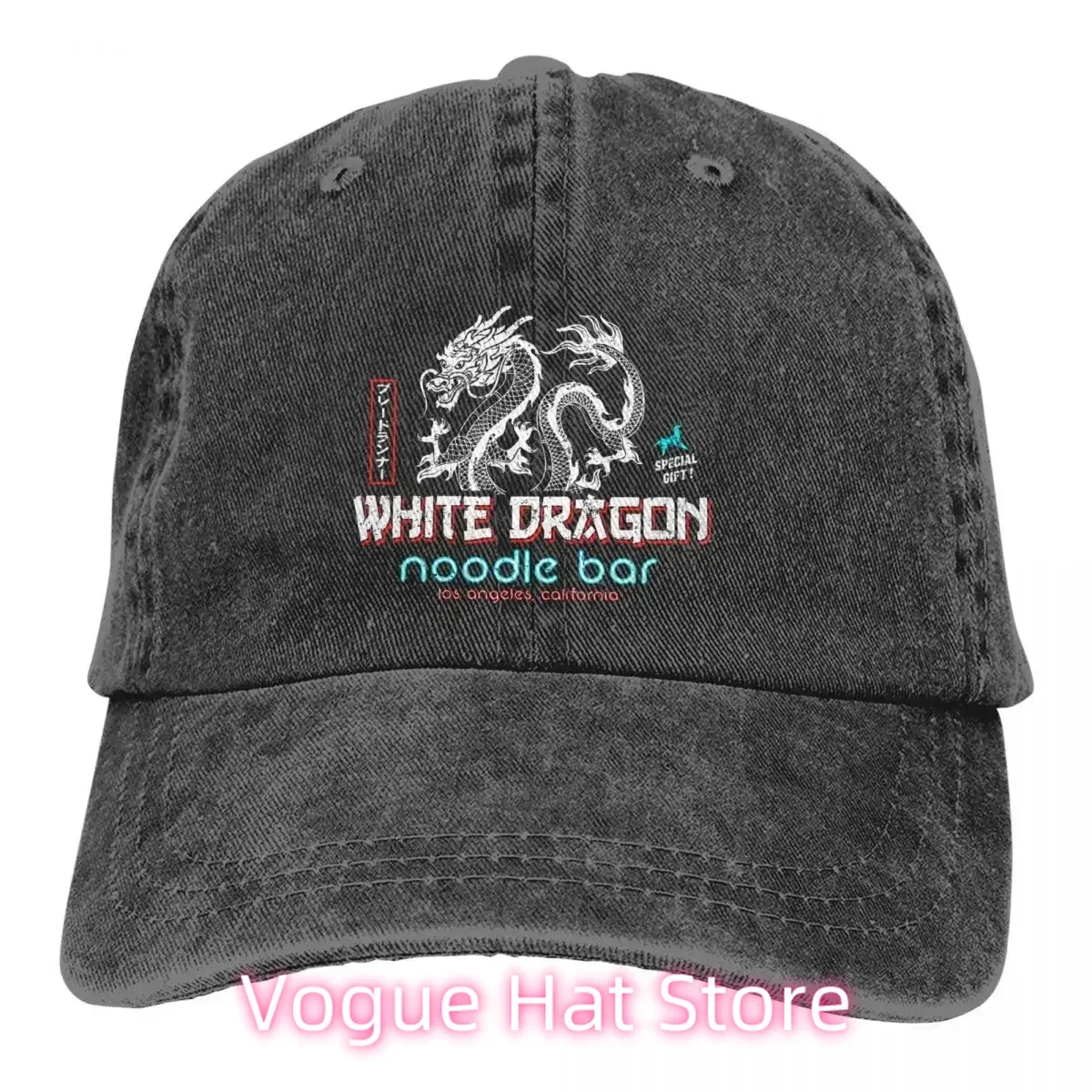 

Multicolor Hat Peaked Women's Cap Blade Runner 2049 K Film White Dragon Noodle Bar Cool Personalized Visor Protection Hats