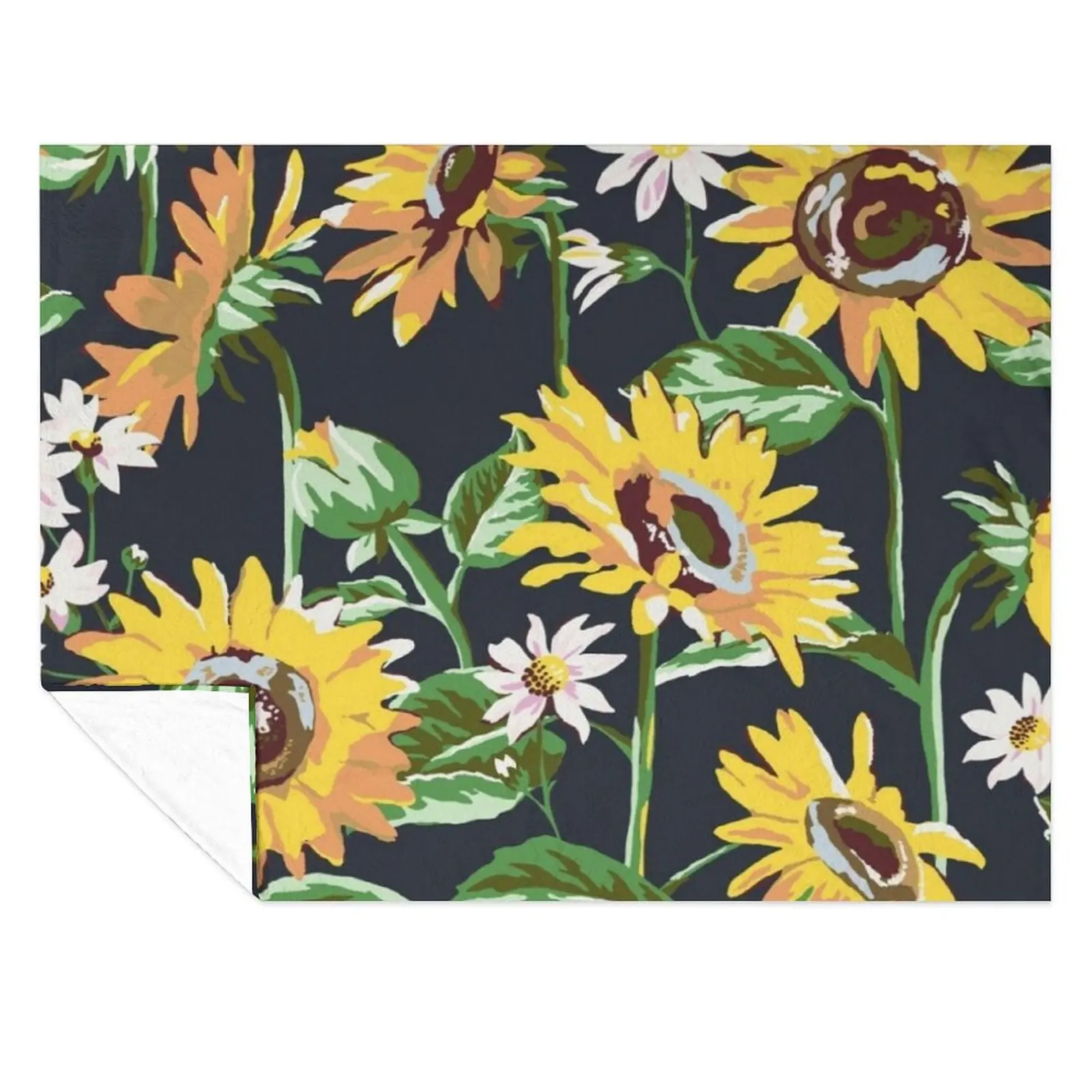 

Vera Bradley sunflower Throw Blanket Luxury Brand Beach for sofa Blankets
