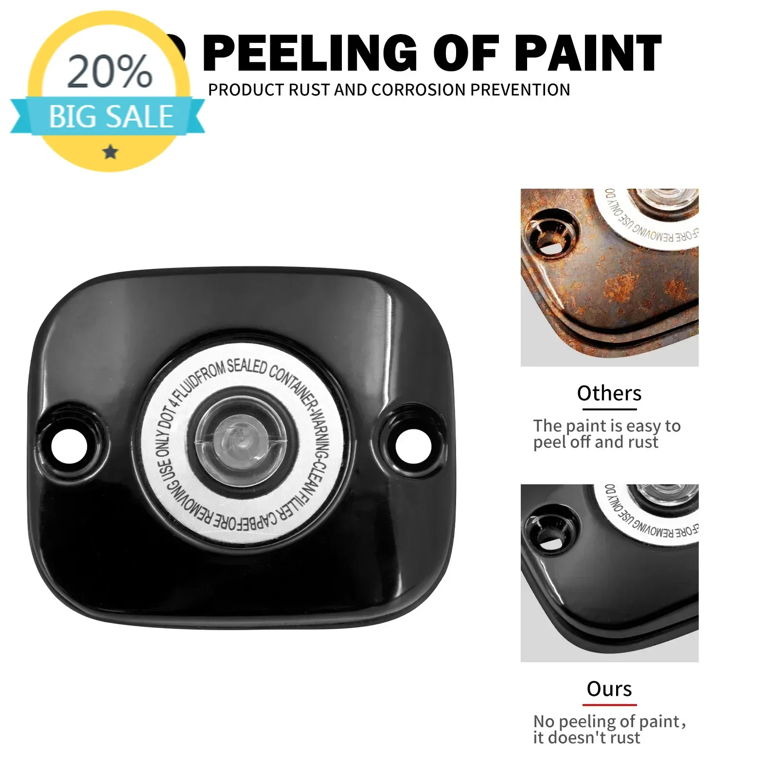

Motorcycle Brake Master Front Cylinder Cover For Harley Softail Fat Boy Slim Touring Road King Street Glide FLHT Dyna Low Rider
