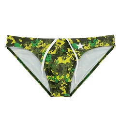 Sexy Camo Star Swimwear Men Swimming Briefs Male Swimsuit Bikini Swim Suit Trunks GreatAsia Man Beach Wear Sport Surf Bath Suits