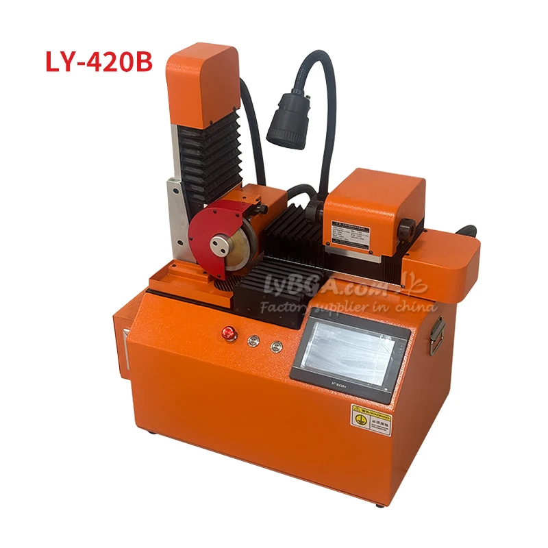 LY 420B Automatic Grinding Machine Metal Cutting Tool Sharpener Grinder Steel Knife Sharpening Kit for 2/3/4-edge Milling Cutter