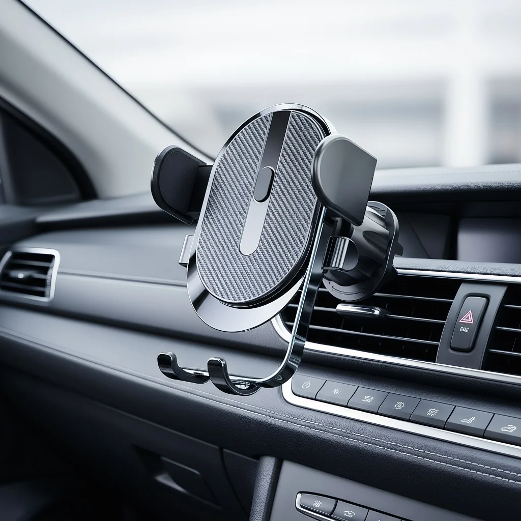 

Автомобильный держатель для телефона Gravity — металлическое крепление для вентиляционного отверстия