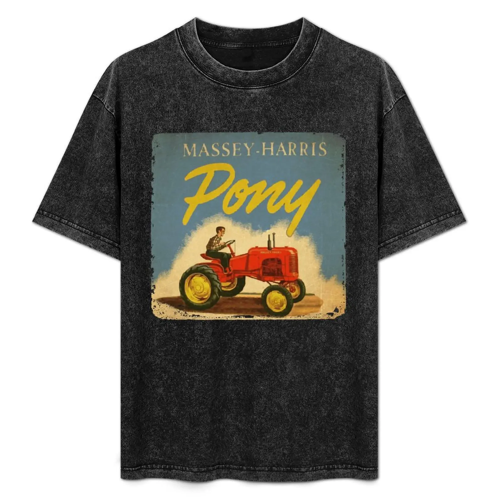 

Massey Harris Pony vintage Tractor T-Shirt Basic Simple Casual Short Sleeve Tee