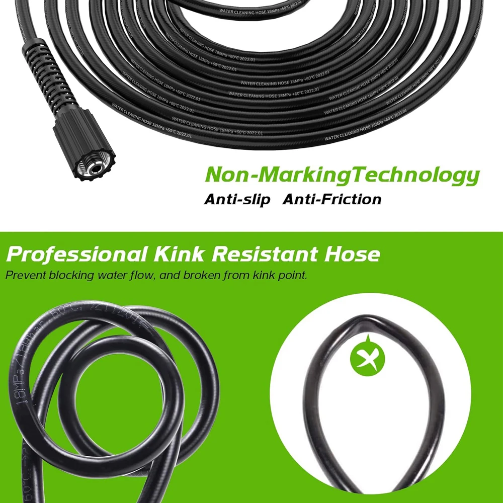 Pressure washer hose extension hose Pipe Cord Car Washer Water Cleaning Hose M22 female for Karcher Parkside Lavor Nilfisk