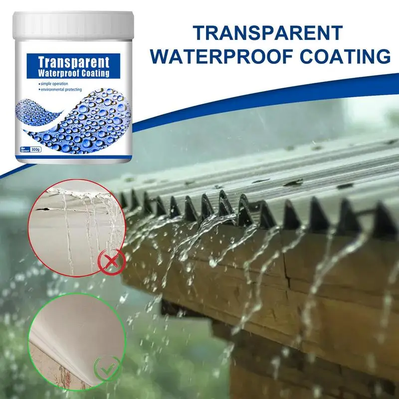 Waterproof Sealant Clear Transparent Glue For Tile Wear-resistant Anti-slip Invisible Floor Repair Agent For Toilet Leakproof